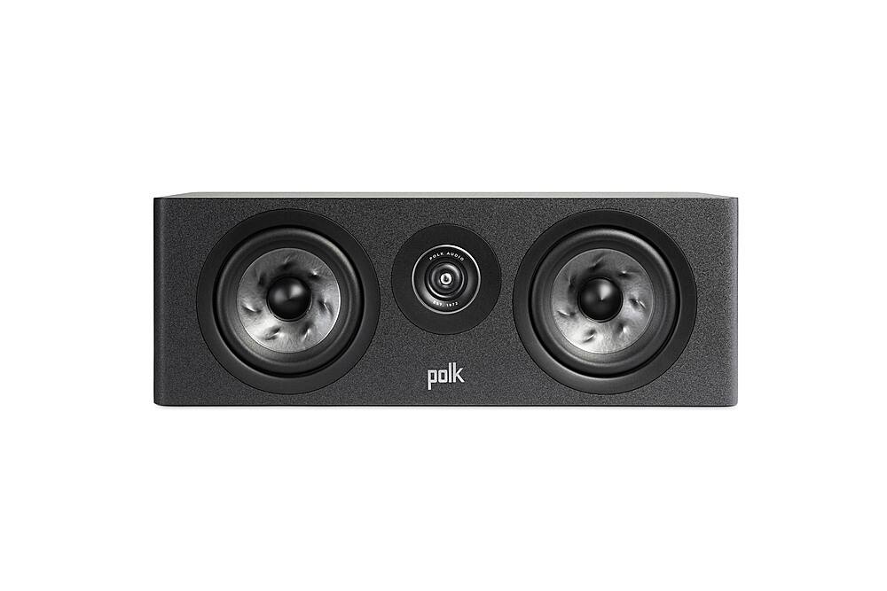 Alt View 15. Polk Audio - Polk Reserve Series R300 Compact Center Channel Speaker, New 1" Pinnacle Ring Tweeter & Dual 5.25" Turbine Cone Woofers - Black.