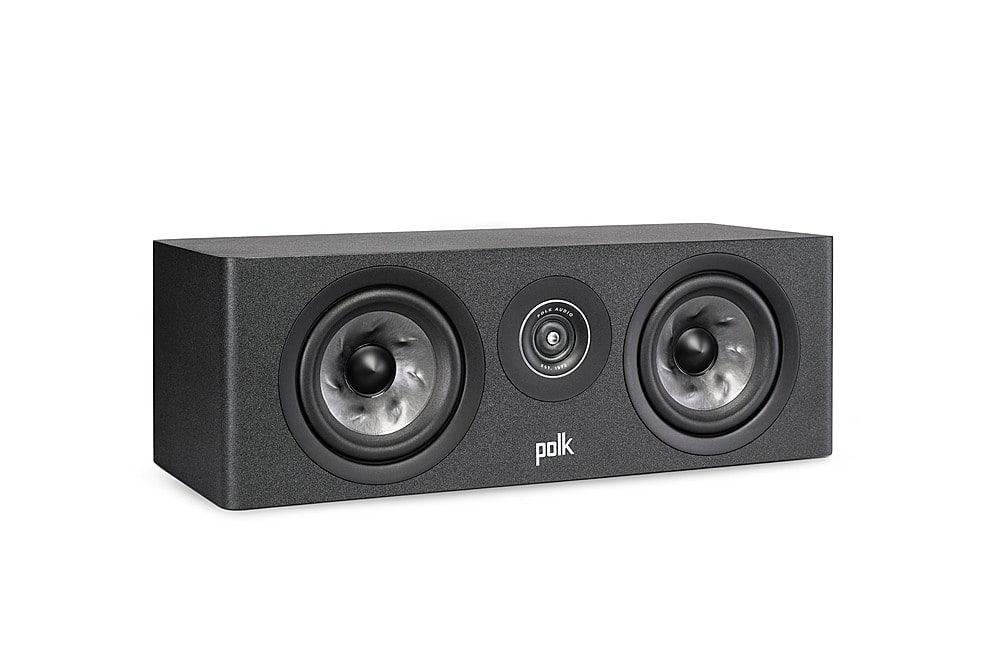 Alt View 16. Polk Audio - Polk Reserve Series R300 Compact Center Channel Speaker, New 1" Pinnacle Ring Tweeter & Dual 5.25" Turbine Cone Woofers - Black.