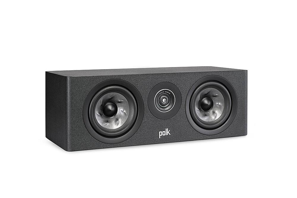 Alt View 16. Polk Audio - Polk Reserve Series R300 Compact Center Channel Speaker, New 1" Pinnacle Ring Tweeter & Dual 5.25" Turbine Cone Woofers - Black.