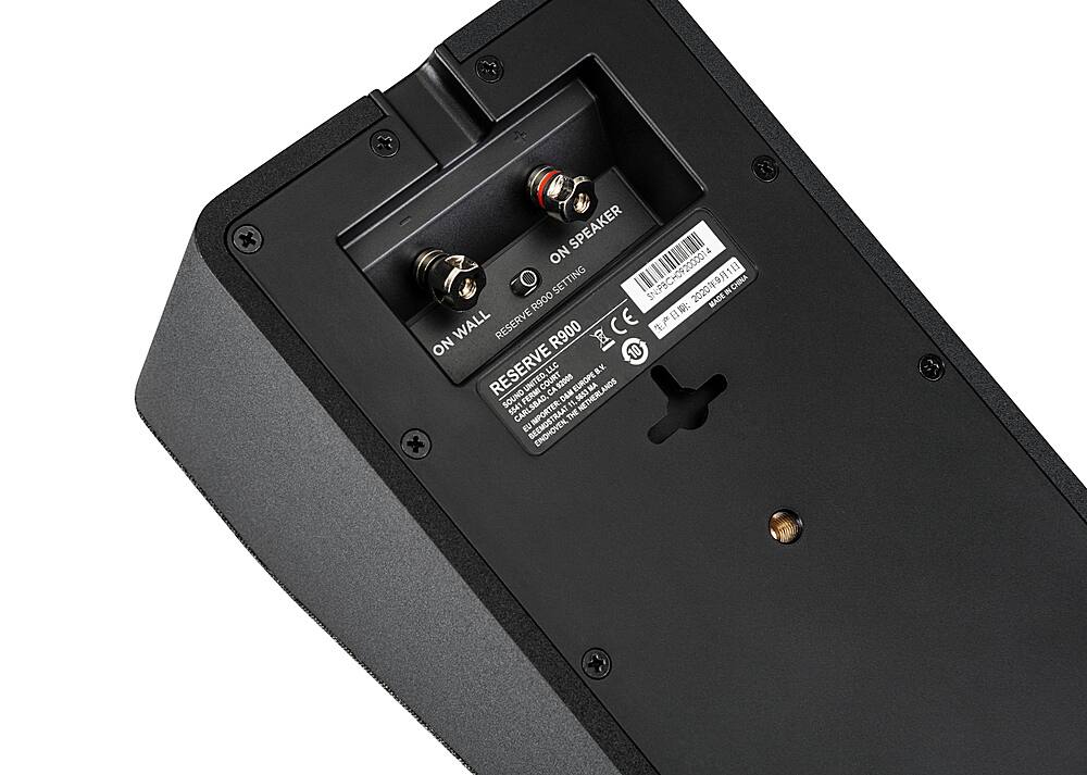 Back. Polk Audio - Polk Reserve R900 Height Module Speaker for 3D, Immersive Sound, 1" Pinnacle Ring Tweeter & 4" Turbine Cone Woofer - Black.