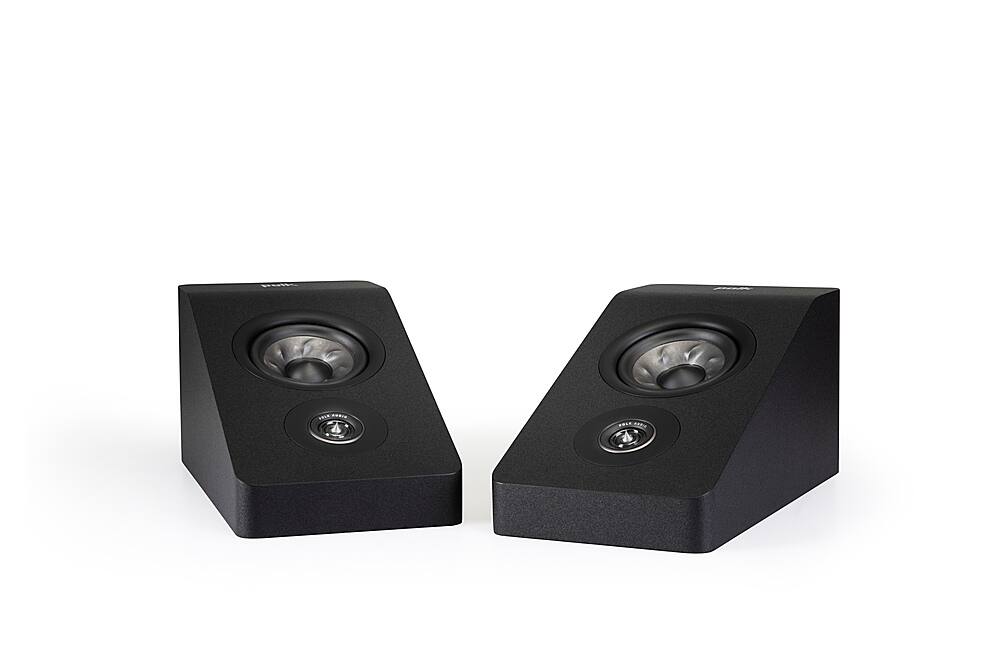 Alt View 14. Polk Audio - Polk Reserve R900 Height Module Speaker for 3D, Immersive Sound, 1" Pinnacle Ring Tweeter & 4" Turbine Cone Woofer - Black.