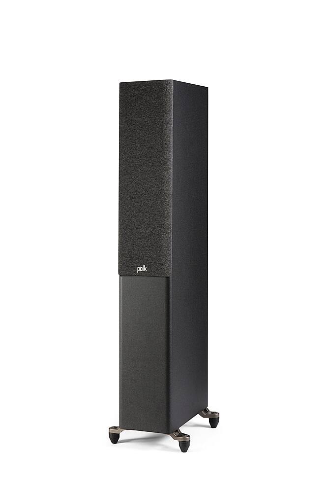 Back. Polk Audio - Polk Reserve Series R500 Floorstanding Tower Speaker, New 1" Pinnacle Ring Tweeter & Dual 5.25" Turbine Cone Woofers - Black.