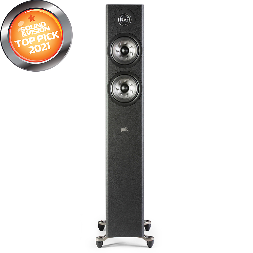 Angle View: KEF - Reference 6-1/2" Passive 3-Way Speaker (Each) - Kent Edition Copper Black