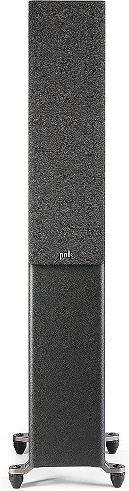 Front. Polk Audio - Polk Reserve Series R500 Floorstanding Tower Speaker, New 1" Pinnacle Ring Tweeter & Dual 5.25" Turbine Cone Woofers - Black.