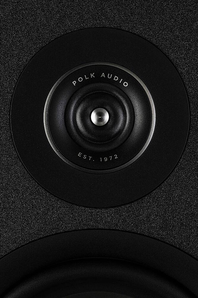 Left. Polk Audio - Polk Reserve Series R500 Floorstanding Tower Speaker, New 1" Pinnacle Ring Tweeter & Dual 5.25" Turbine Cone Woofers - Black.