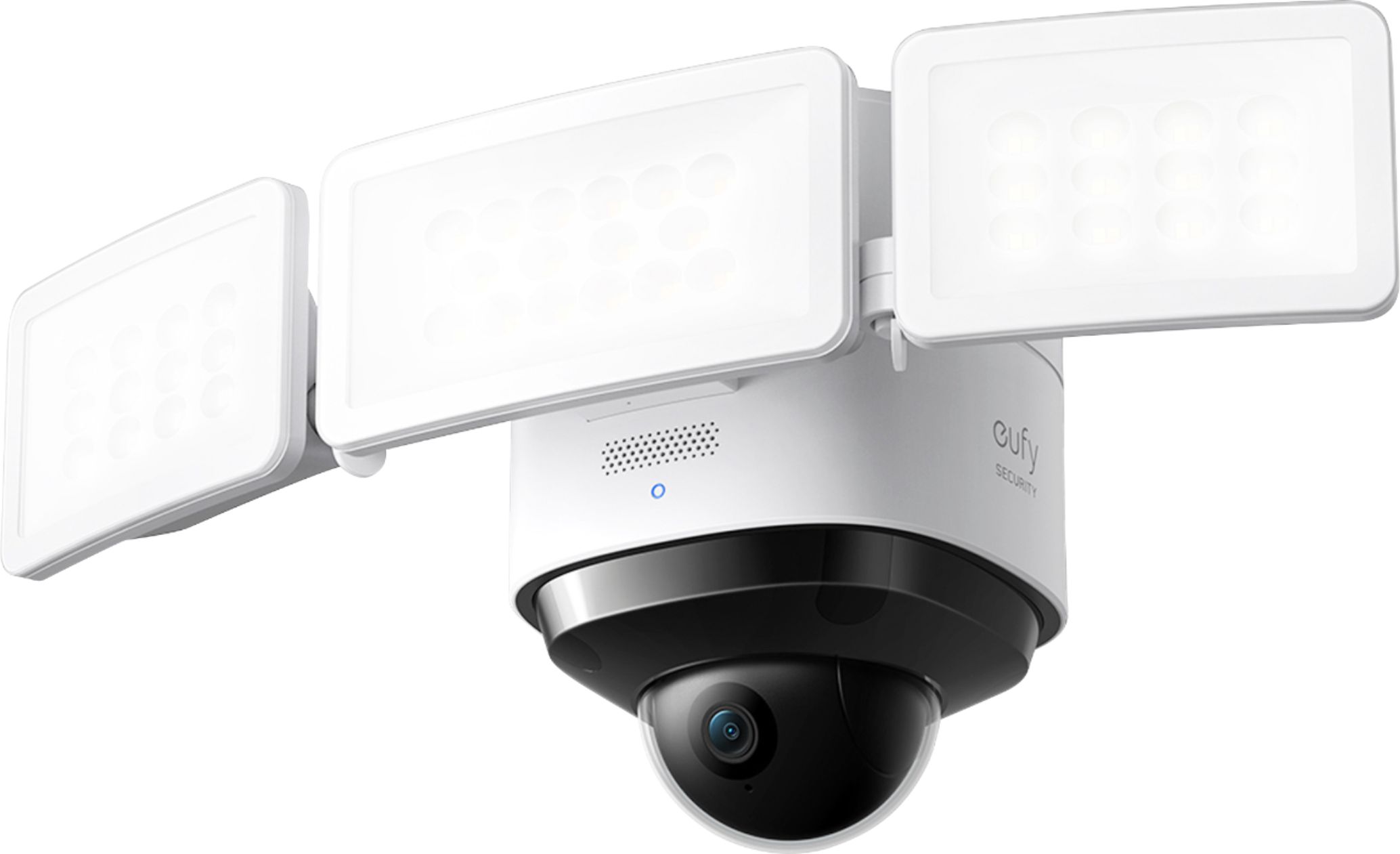 eufy - Security Floodlight Cam 2 Pro - Outdoor Security Camera with 360-Degree Pan and Tilt Coverage and 2K Full HD Resolution