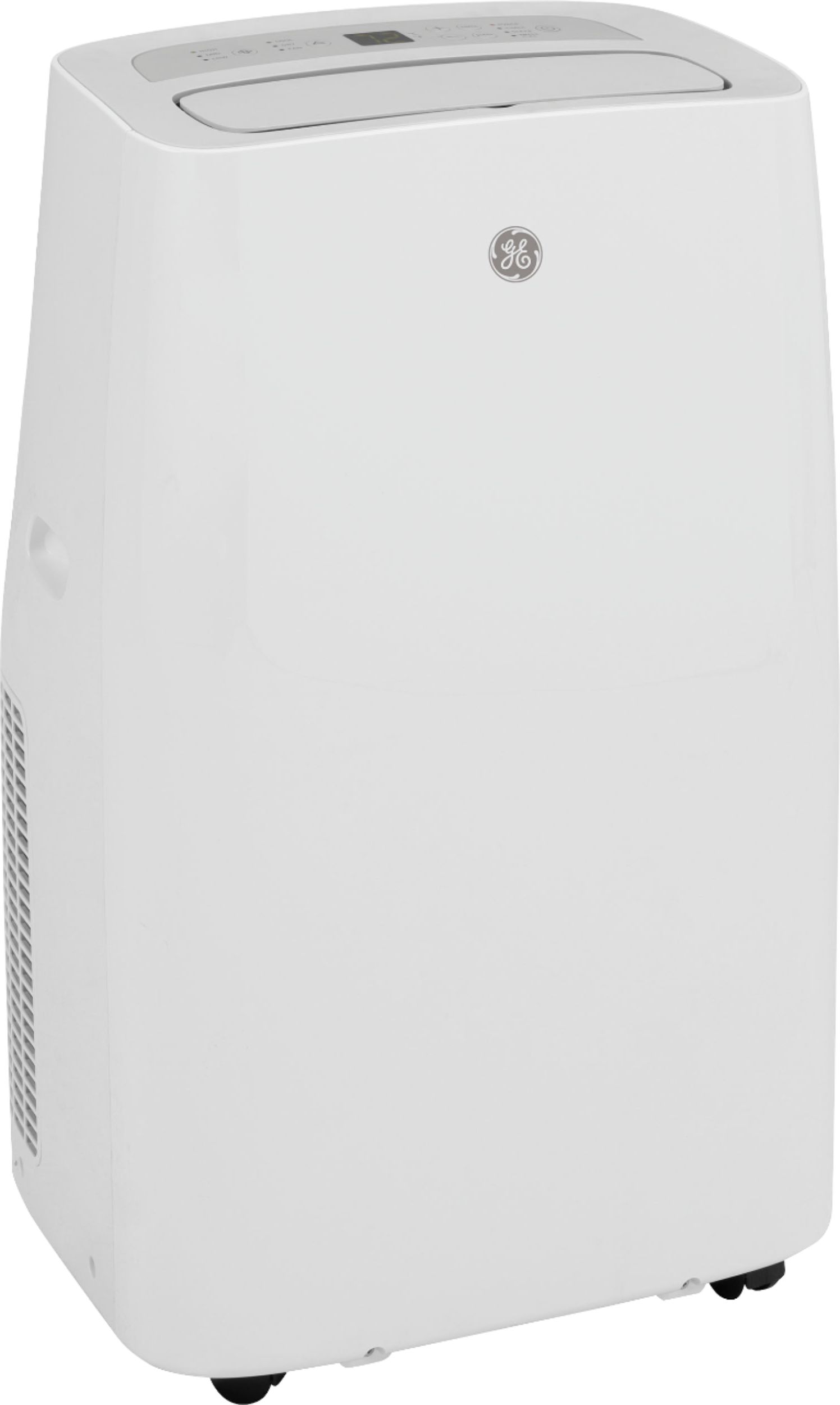 Angle View: GE - 350 Sq. Ft. Portable Air Conditioner - White