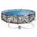 Alt View 12. Bestway - Steel Pro Max Round Above Ground Swimming Pool w/ Pump - Stone Print.