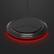 Alt View 19. RapidX - Prismo RGB 10W Qi Certified Wireless Charging Pad for Android/iPhone/AirPods - Black.