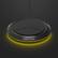 Alt View 21. RapidX - Prismo RGB 10W Qi Certified Wireless Charging Pad for Android/iPhone/AirPods - Black.