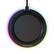 Alt View 22. RapidX - Prismo RGB 10W Qi Certified Wireless Charging Pad for Android/iPhone/AirPods - Black.