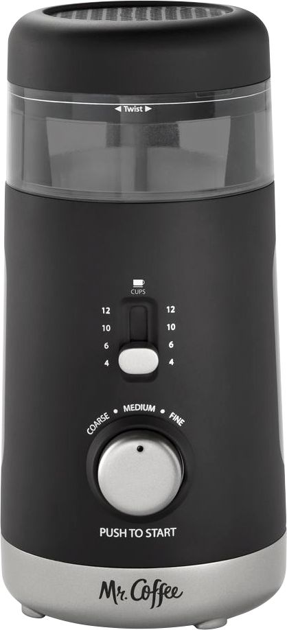 Mr. Coffee Multi-Grind 12-Cup Automatic Coffee Grinder Black BVMC