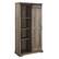 Angle. Walker Edison - 68” Modern Farmhouse Sliding Door Storage Cabinet - Grey wash.