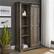 Alt View 15. Walker Edison - 68” Modern Farmhouse Sliding Door Storage Cabinet - Grey wash.