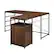 Alt View 11. Walker Edison - 59” Urban Industrial 2 Drawer L Shaped Desk - Dark walnut.