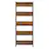 Alt View 11. Walker Edison - 64” Modern Slat Side 5 Shelf Bookcase - Rustic Oak/Solid Black.