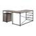 Alt View 16. Walker Edison - 59” Urban Industrial 2 Drawer L Shaped Desk - Grey wash.