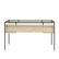 Alt View 11. Walker Edison - 56” Industrial 2 Tier Glass Top Writing Desk - Birch.