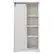 Front. Walker Edison - 68” Modern Farmhouse Sliding Door Storage Cabinet - Brushed white.