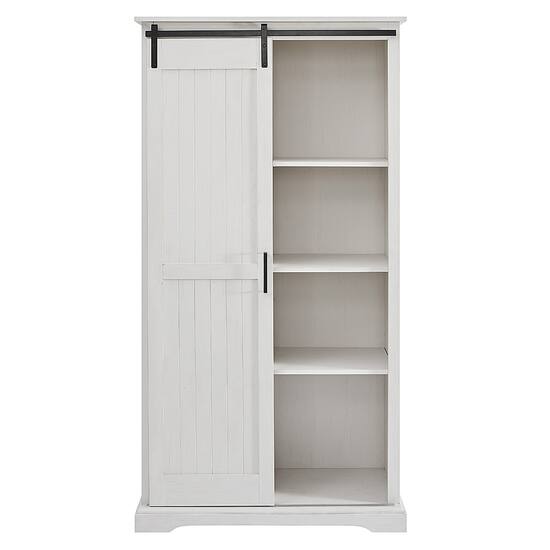 Storage shelving with online doors