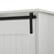 Alt View 12. Walker Edison - 68” Modern Farmhouse Sliding Door Storage Cabinet - Brushed white.