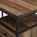 Alt View 12. Walker Edison - 59” Urban Industrial 2 Drawer L Shaped Desk - Rustic Oak.