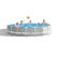 Alt View 14. Intex - Prism Frame Above Ground 18' x 48" Pool Set w/ 6 Replacement Filters - Gray.