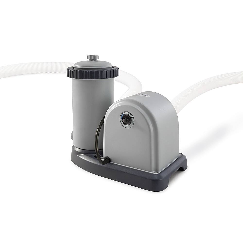 Alt View 19. Intex - Prism Frame Above Ground 18' x 48" Pool Set w/ 6 Replacement Filters - Gray.