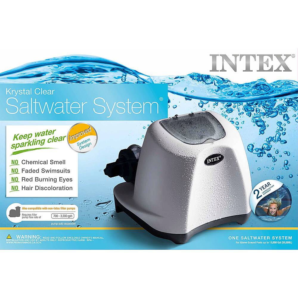 Alt View 18. Intex - Krystal Clear Saltwater System for Above-Ground Pools up to 15,000 Gallons.