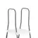 Back. Intex - Steel Frame Above Ground Swimming Pool Entry Step Ladder - White.