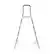 Left. Intex - Steel Frame Above Ground Swimming Pool Entry Step Ladder - White.