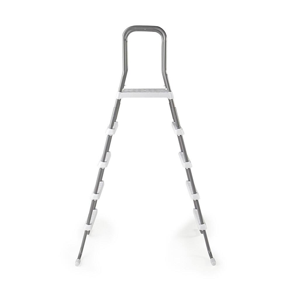 Intex Steel Frame Above Ground Swimming Pool Entry Step Ladder White ...
