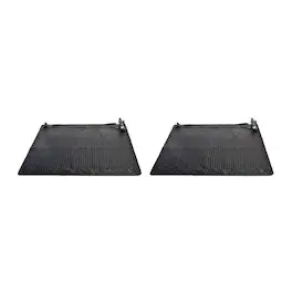 Intex - Above Ground Swimming Pool Water Heater Solar Mat (2 Pack) - Black