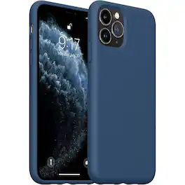 Entronix - iPhone 11 Pro Max Case - Premium Liquid Silicone Protection - Navy Blue