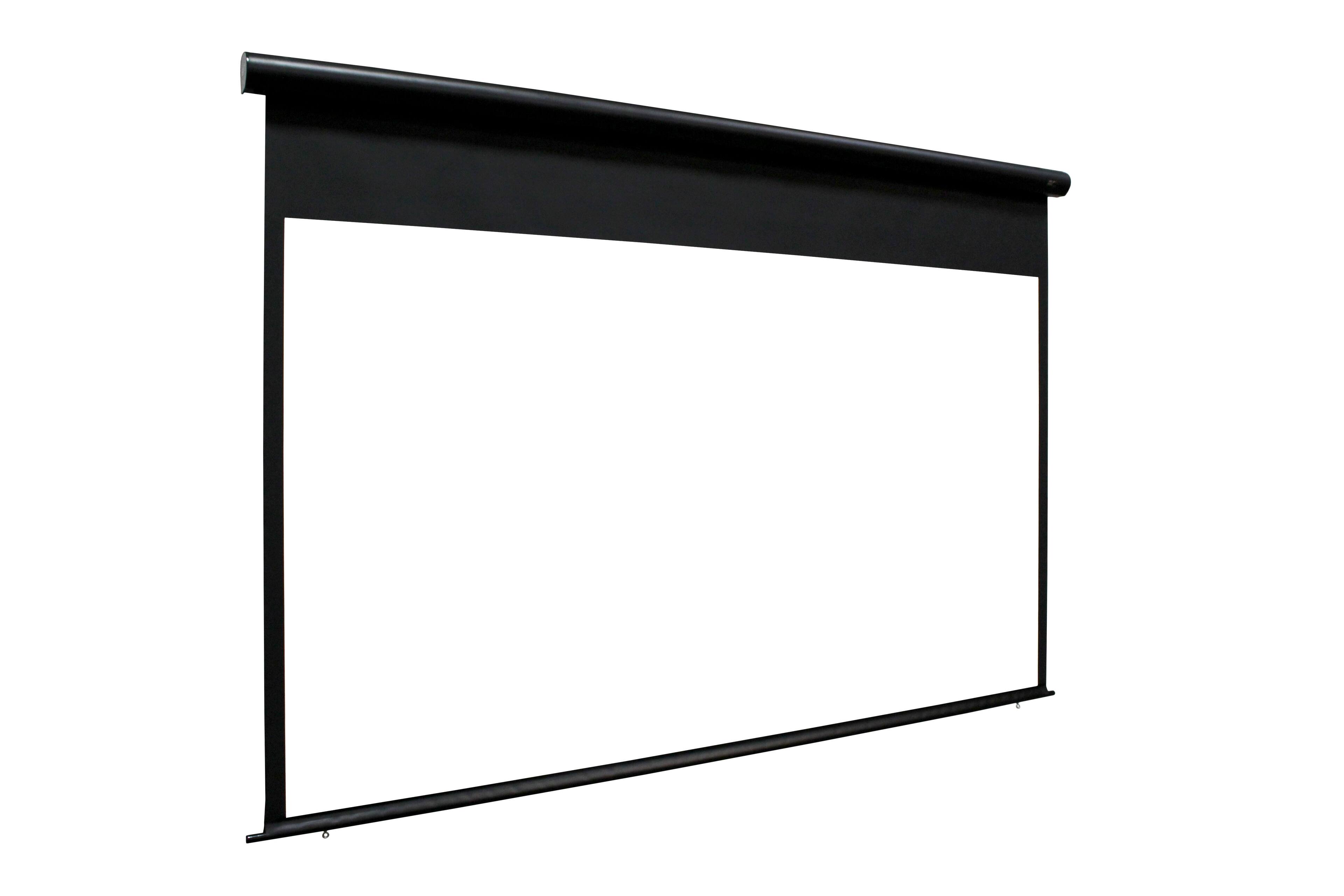 Alt View 3. Elite Screens - Yard Master Electric, 100" D, 16:9, Outdoor Matte White Front Projection 4K UHD Screen, IP33, OMS100H-ELECTRIC - Black.