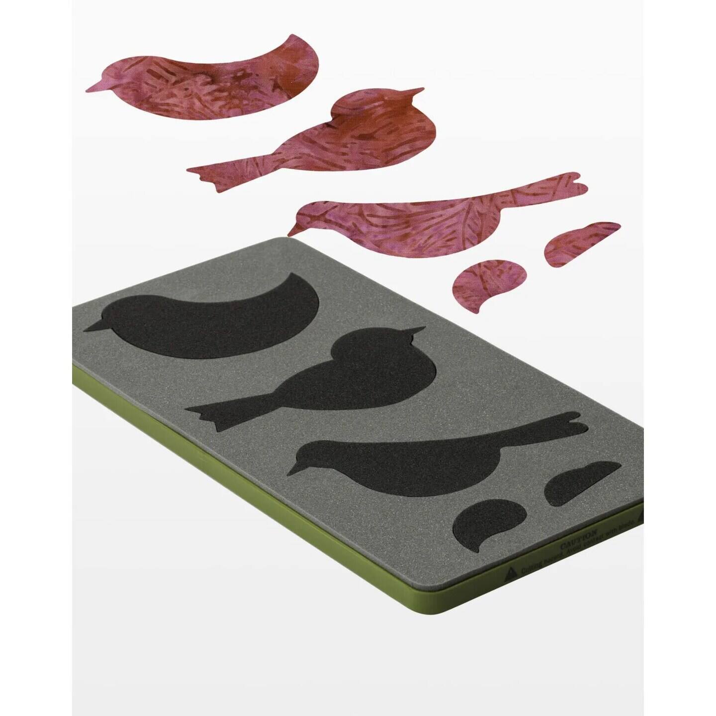 Back. AccuQuilt - Go Fabric Cutting Dies It Fits, Birds - Multicolor.