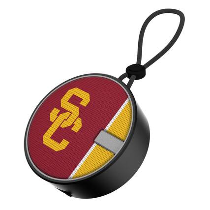 Front. Keyscaper - USC Trojans Logo Waterproof Bluetooth Speaker - Multicolor.