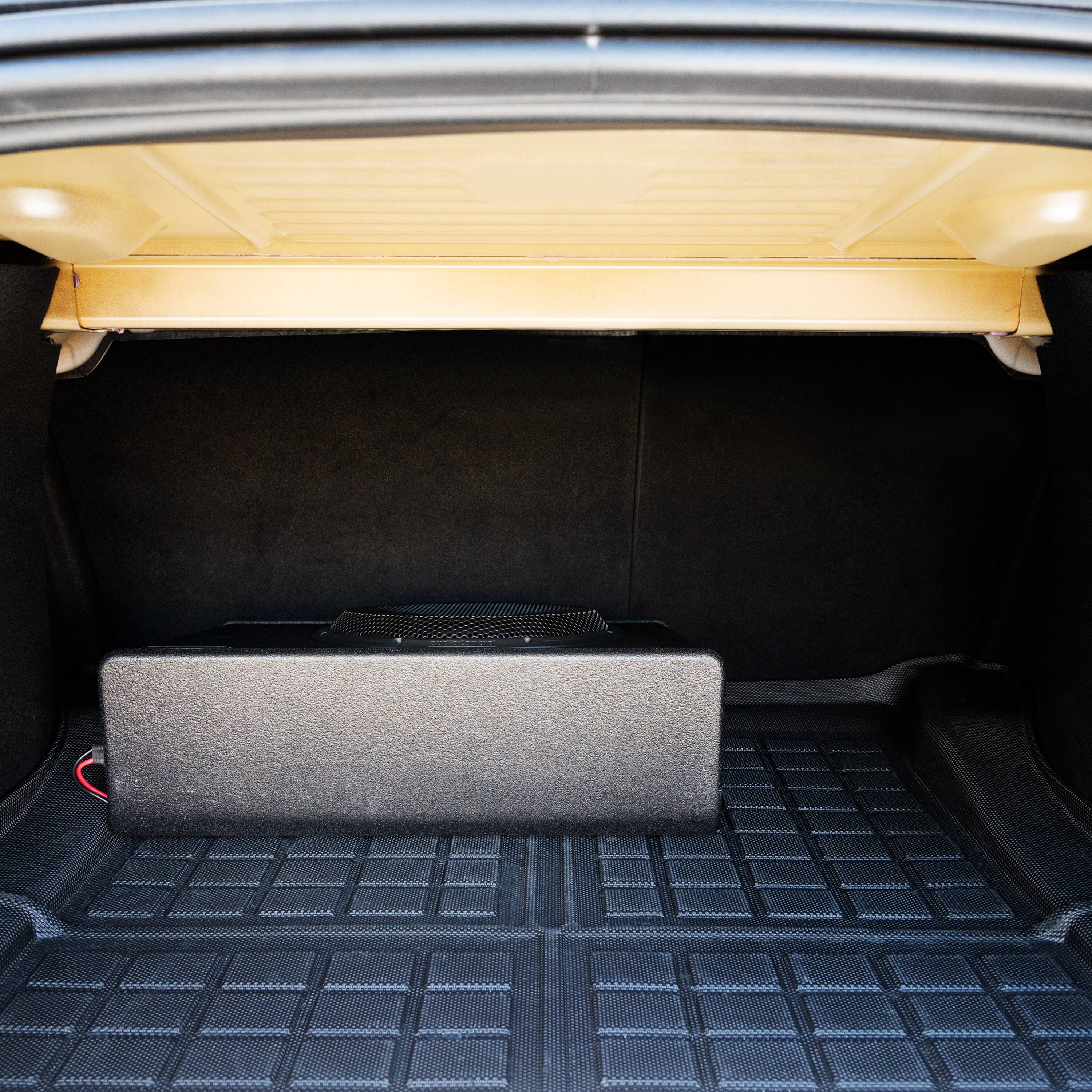 Alt View 20. AudioControl - Space Series 12” Single-Voice-Coil 2-Ohm Loaded Sealed Subwoofer Enclosure - Black.