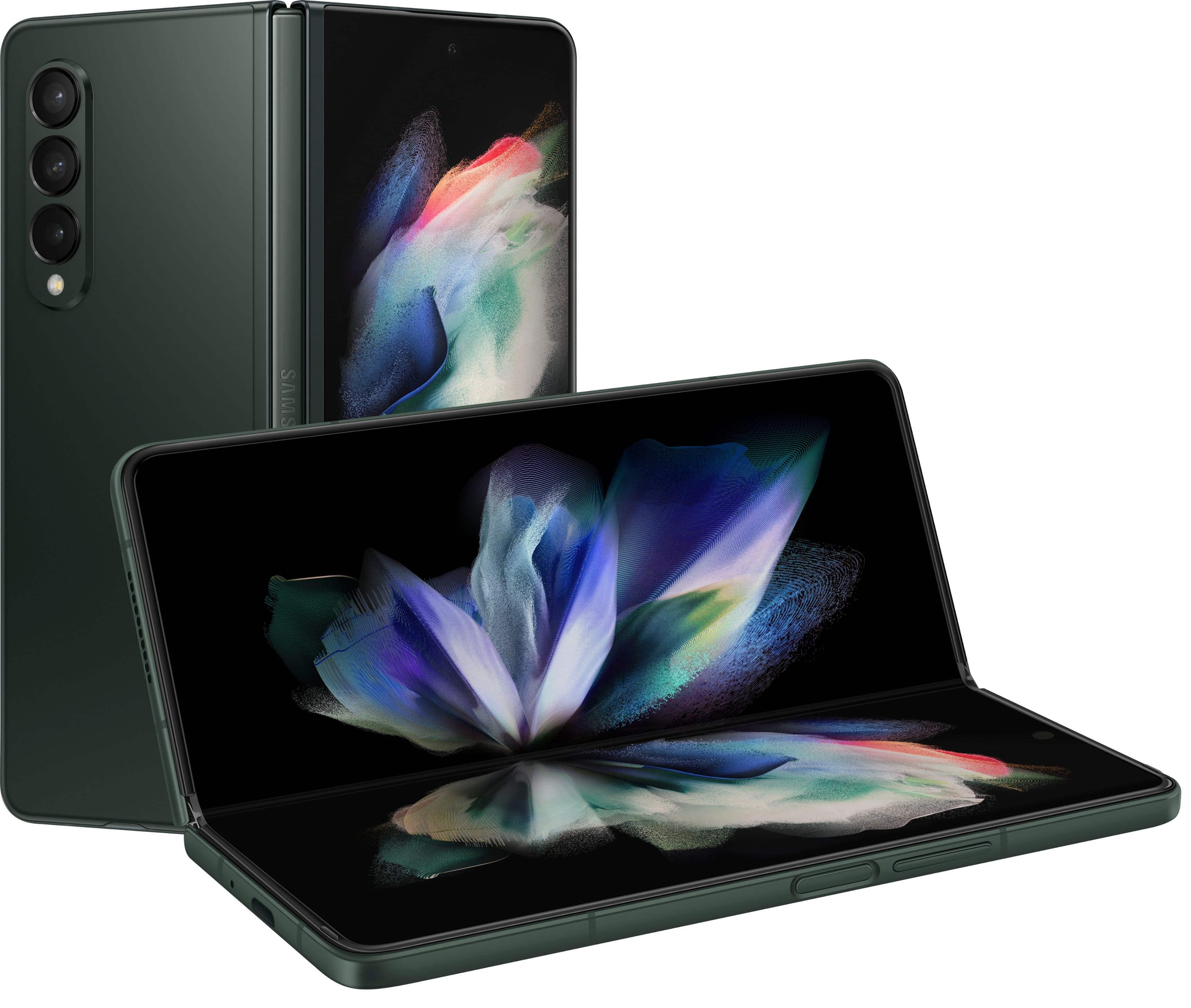 Samsung - Galaxy Z Fold3 5G 256GB(Unlocked) - Phantom Green