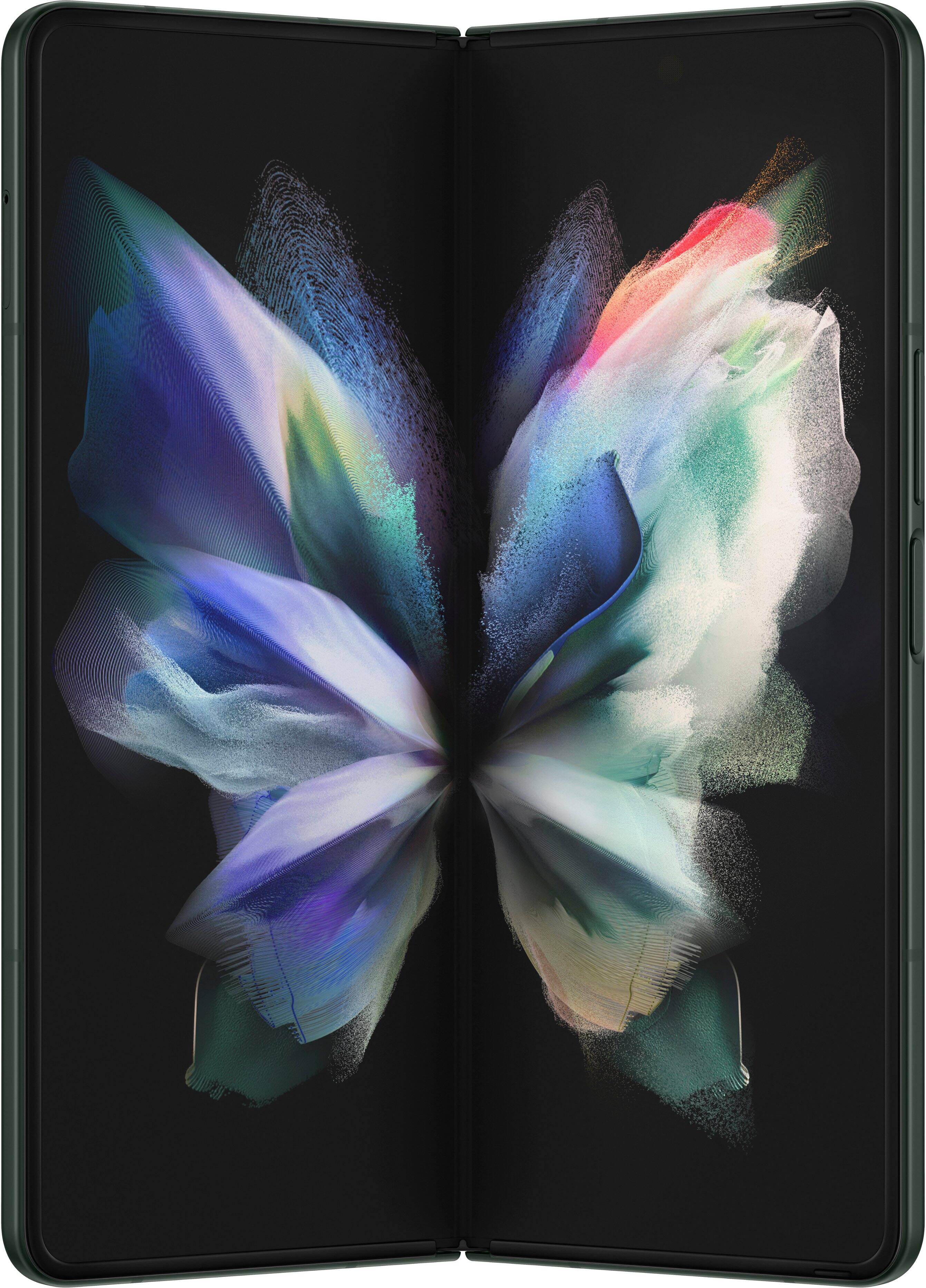 Alt View 13. Samsung - Galaxy Z Fold3 5G 256GB(Unlocked) - Phantom Green.