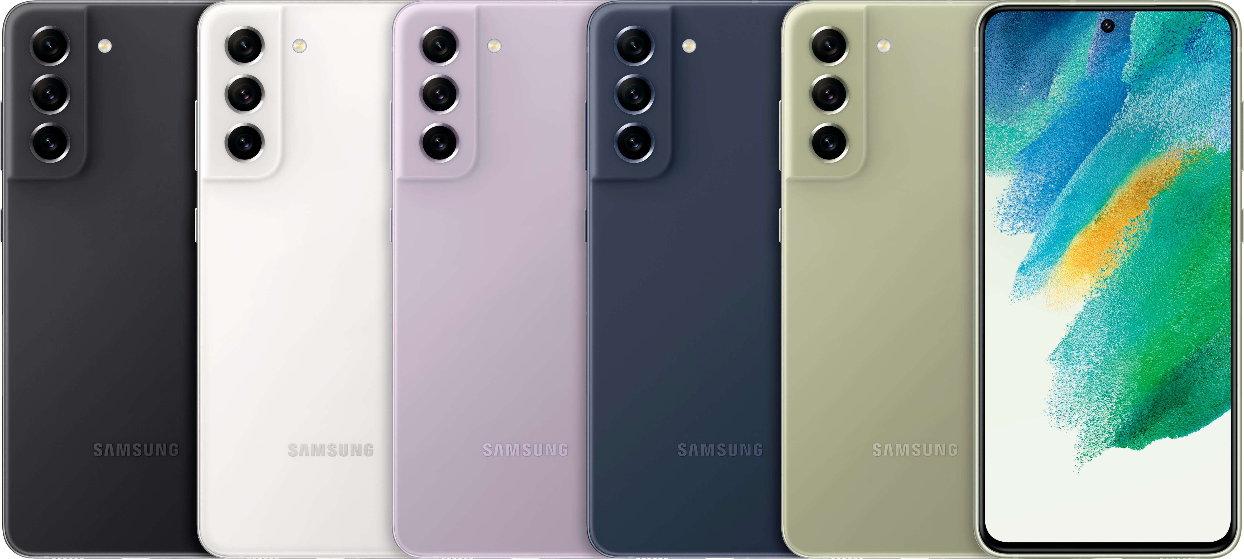 Samsung Galaxy S21 FE 5G, Factory Unlocked, 128GB, 120Hz Display Screen,  Pro Grade Camera, US Version, White - (Renewed)