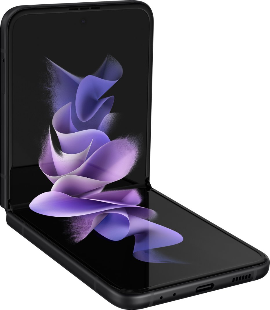 Zoom in on Alt View Zoom 11. Samsung - Galaxy Z Flip3 5G 128GB (Unlocked) - Phantom Black.