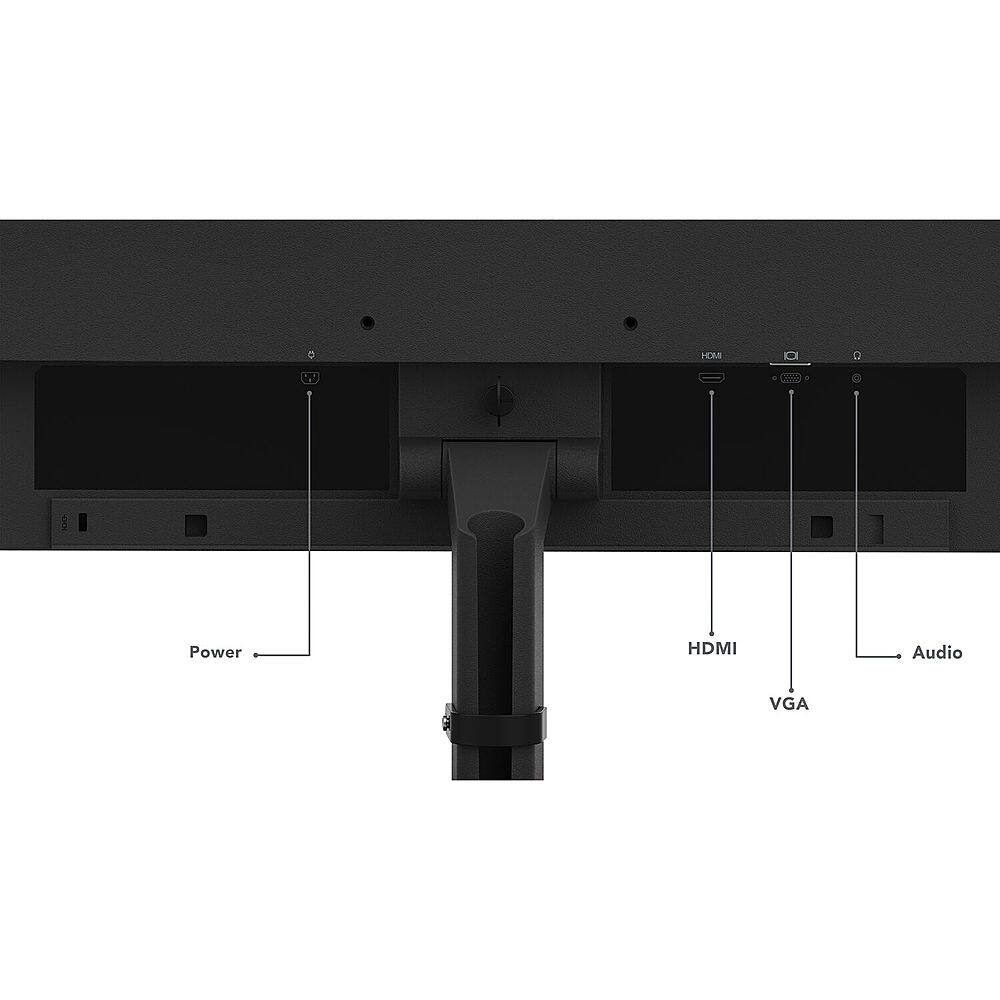 Alt View 14. Lenovo - ThinkVision S24e-20 23.8" LED Monitor (HDMI, VGA) - Black.