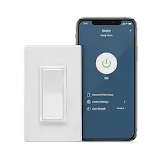Alt View 11. Leviton - Decora Smart Gen2 WiFi Switch - White.