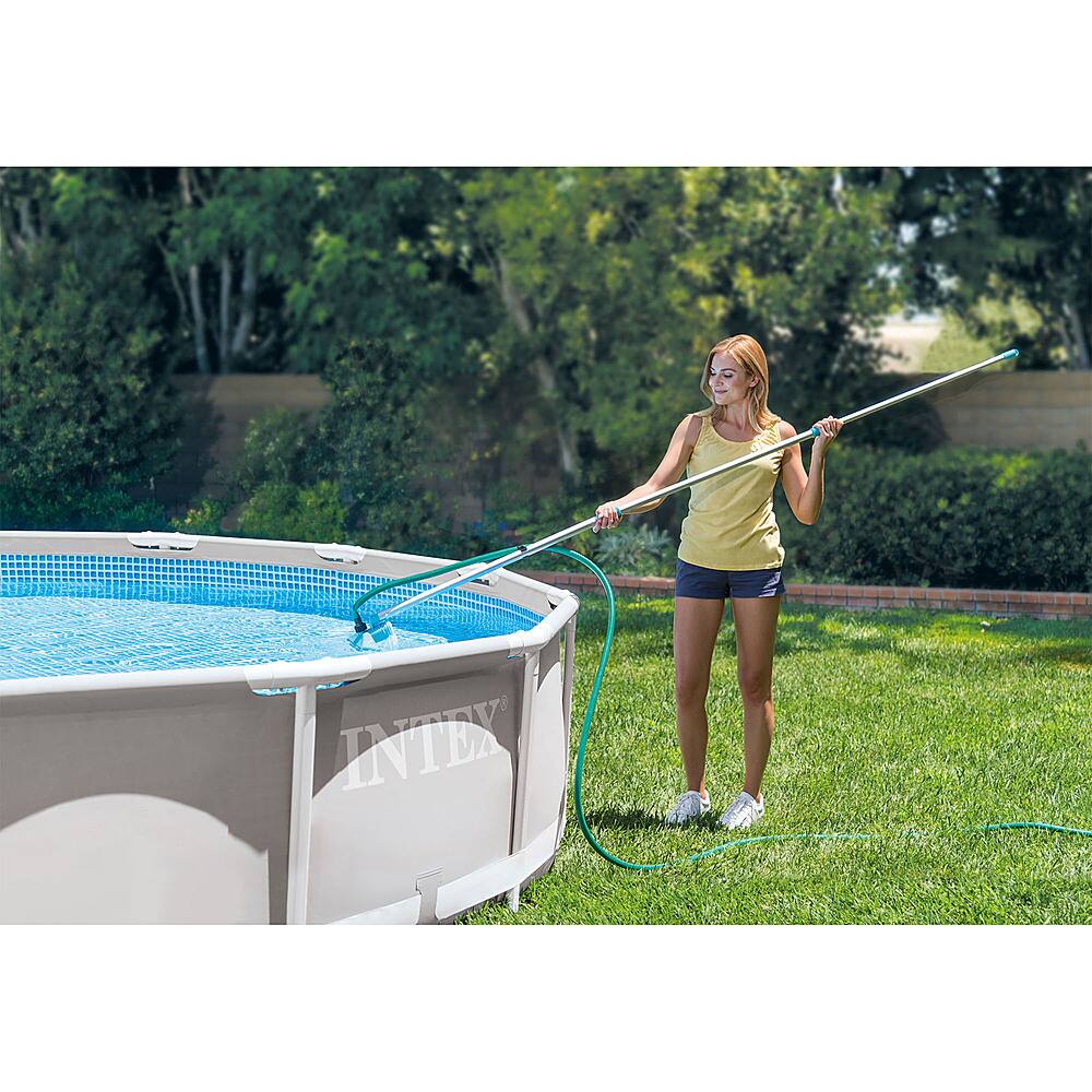 Alt View 24. Intex - 18ft x 52in Ultra XTR Round Frame Above Ground Pool Set and Cleaning Kit.