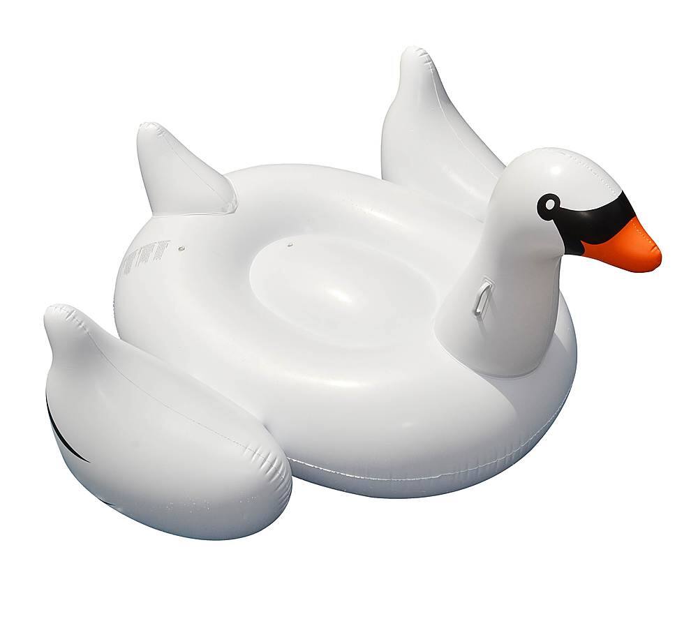 Best Buy: Swimline Giant Inflatable Ride-On 75-Inch Swan Float For ...