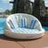 Alt View 11. Swimline - Inflatable 3 Person Couch Float Raft w/ Pump.