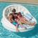 Alt View 14. Swimline - Inflatable 3 Person Couch Float Raft w/ Pump.