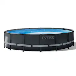 Intex - 14' x 42" Ultra XTR Frame Above Ground Swimming Pool Set w/ Pump