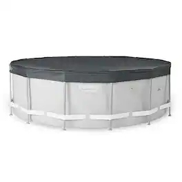 Bestway - PVC 14 Foot Pool Cover for Pro Frame Pools, Pool Not Included - Black